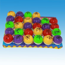 Peg top surprise toy candy Fruits Popping candy